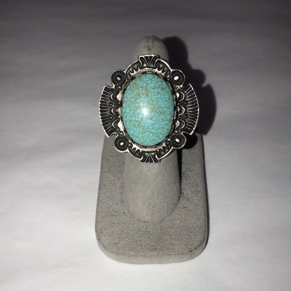 Navajo Turquoise & Sterling Silver Ring